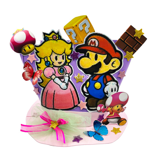 Sombrero Loco Peach y Mario